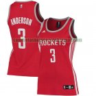 Camiseta Ryan Anderson 3 Houston Rockets Réplica Rojo Mujer