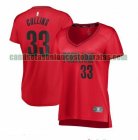 Camiseta Zach Collins 33 Portland Trail Blazers statement edition Rojo Mujer