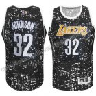 equipacion los angeles lakers luces earvin johnson #32 negro