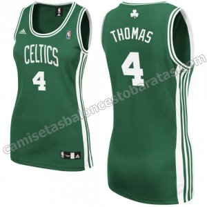 camiseta baloncesto mujer boston celtics isaiah thomas #4 verde