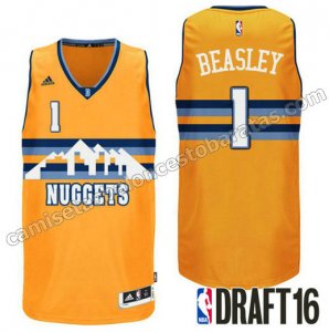 camiseta malik beasley 1 denver nuggets draft 2016 amarillo