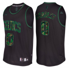 Camisa de baloncesto avery bradley 0 boston celtics moda camo negro