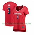 Camiseta Bradley Beal 3 Washington Wizards icon edition Rojo Mujer