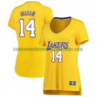 Camiseta Brandon Ingram 14 Los Angeles Lakers icon edition Amarillo Mujer