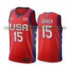 Camiseta Brittney Griner 15 USA 2020 USA Olimpicos 2020 rojo Hombre