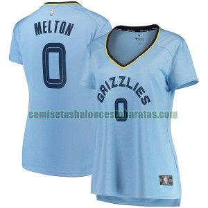 Camiseta De'Anthony Melton 0 Memphis Grizzlies statement edition Azul Mujer