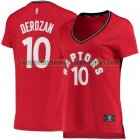 Camiseta DeMar DeRozan 10 Toronto Raptors icon edition Rojo Mujer