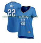 Camiseta Devon Hall 22 Oklahoma City Thunder icon edition Azul Mujer