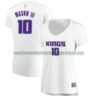 Camiseta Frank Mason III 10 Sacramento Kings association edition Blanco Mujer