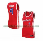 Camiseta JJ Redick 4 Los Angeles Clippers adidas Réplica Rojo Mujer