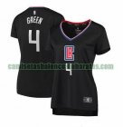 Camiseta JaMychal Green 4 Los Angeles Clippers statement edition Negro Mujer