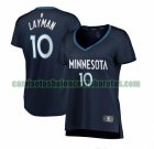 Camiseta Jake Layman 10 Minnesota Timberwolves icon edition Armada Mujer