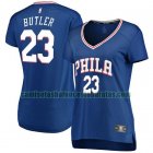 Camiseta Jimmy Butler 23 Philadelphia 76ers icon edition Azul Mujer