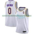 Camiseta Kyle Kuzma 0 Los Angeles Lakers 2020-21 City Edition Blanco Hombre