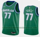 Camiseta Luka Doncic 77 Dallas Mavericks 2020-21 Classics Swingman verde Hombre