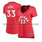 Camiseta Marc Gasol 33 Toronto Raptors icon edition Rojo Mujer
