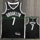 Camiseta NBA DURANT 7 Brooklyn Nets 21-22 75 aniversario Negro Hombre