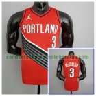 Camiseta NBA McCollum 3 Portland Trail Blazers NBA (JORDAN Model) rojo Hombre