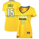 Camiseta Nikola Jokic 15 Denver Nuggets statement edition Amarillo Mujer