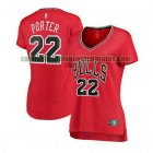Camiseta Otto Porter 22 Chicago Bulls icon edition Rojo Mujer