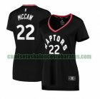 Camiseta Patrick McCaw 22 Toronto Raptors statement edition Negro Mujer