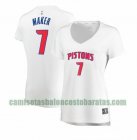 Camiseta Thon Maker 7 Detroit Pistons association edition Blanco Mujer