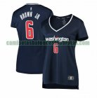 Camiseta Troy Brown Jr. 6 Washington Wizards statement edition Armada Mujer