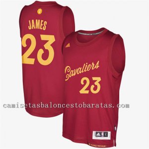 camiseta LeBron James 23 navidad 2016-2017 cleveland cavaliers roja