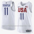 camiseta clay thompson 11 nba usa olympics 2016 blanc