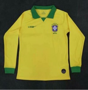 camiseta futbol Brasil primera equipacion 2020 manga larga