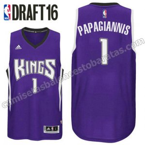 camiseta georgios papagiannis 1 sacramento kings draft 2016 purpura