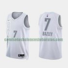 Camiseta BAZLEY 7 Oklahoma City Thunder 2022 75 aniversario edición de la ciudad blanco Hombre