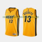 Camiseta Bam Adebayo 13 Miami Heat 2020-21 Earned Edition amarillo Hombre