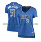 Camiseta Boban Marjanovic 51 Dallas Mavericks icon edition Azul Mujer