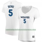 Camiseta Gorgui Dieng 5 Minnesota Timberwolves association edition Blanco Mujer