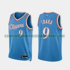 Camiseta IBAKA 9 Los Angeles Clippers 2022 75 aniversario edición de la ciudad Azul Hombre