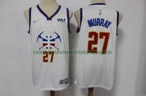 Camiseta Jamal Murray 27 Denver Nuggets Earned Edition blanco Hombre