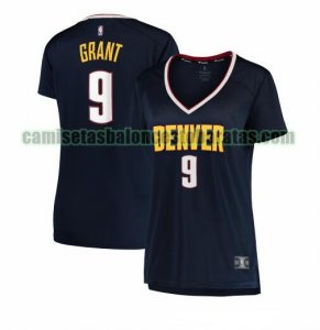 Camiseta Jerami Grant 9 Denver Nuggets icon edition Armada Mujer