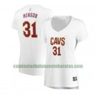 Camiseta John Henson 31 Cleveland Cavaliers association edition Blanco Mujer
