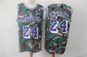 Camiseta Kobe Bryant 24 Los Angeles Lakers Camuflaje Hombre