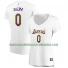 Camiseta Kyle Kuzma 0 Los Angeles Lakers association edition Blanco Mujer