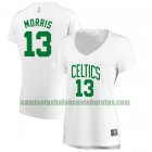 Camiseta Marcus Morris 13 Boston Celtics association edition Blanco Mujer