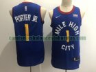 Camiseta Michael Porter 1 Denver Nuggets City Edition Jr.Azul Hombre