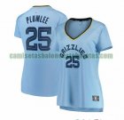 Camiseta Miles Plumlee 25 Memphis Grizzlies statement edition Azul Mujer