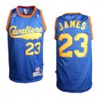 Camiseta NBA LeBron James 23 Retro Cleveland Cavaliers Azul