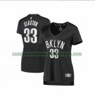 Camiseta Nicolas Claxton 33 Brooklyn Nets statement edition Negro Mujer