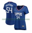 Camiseta Patrick Patterson 54 Los Angeles Clippers icon edition Azul Mujer