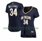 Camiseta Zylan Cheatham 34 New Orleans Pelicans statement edition Rojo Mujer