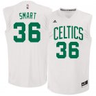 Camisetas NBA baloncesto Boston Celtics 2016 Marcus Smart 36 Blanca