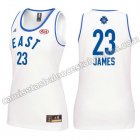 equipacion baloncesto mujer all star 2016 lebron james #23 blanca